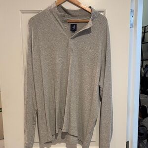johnnie-O Heather Gray Crewneck Sweater